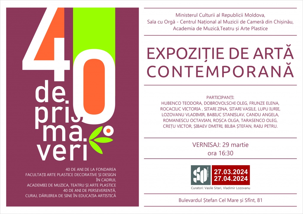 EXPOZIȚIE DE ARTĂ CONTEMPORANĂ