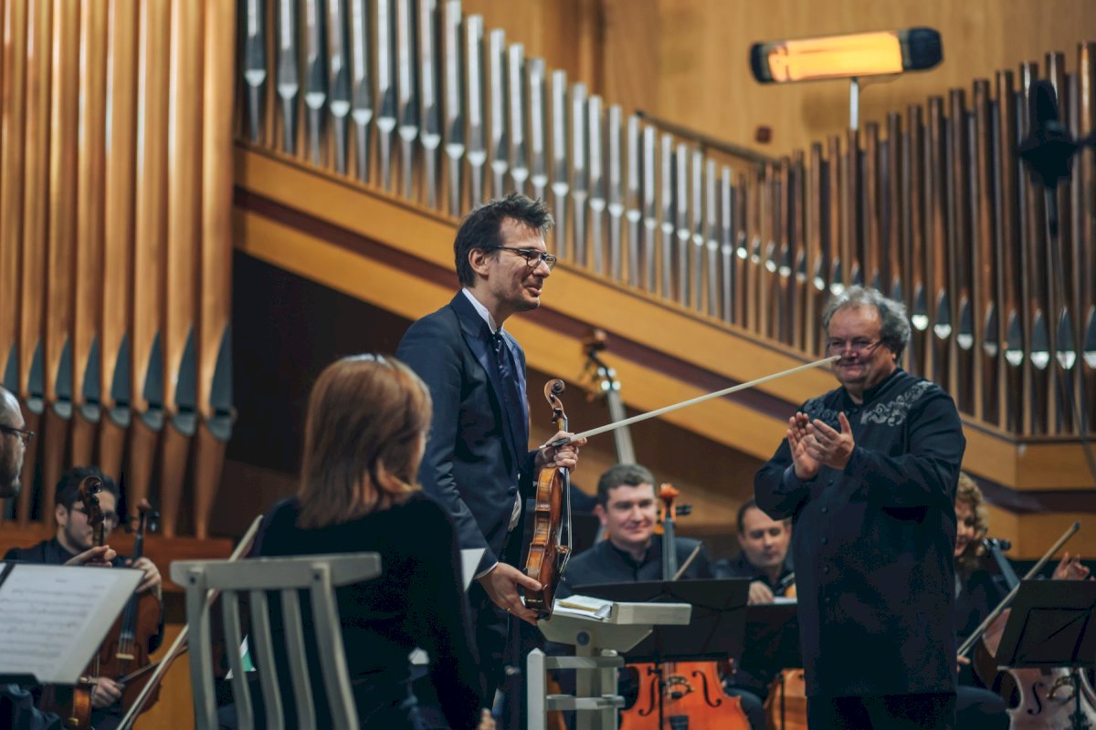 cu violonistul Alexandru Tomescu, 2016