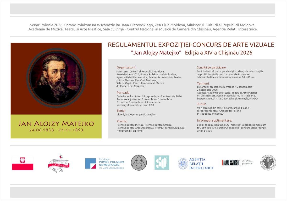 EXPOZIȚIE-CONCURS ”JAN ALOJZY MATEJKO”