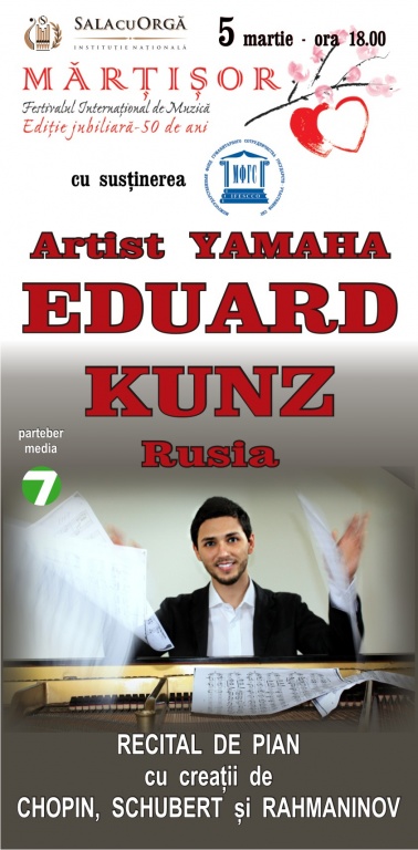 Eduard KUNZ, recital de pian