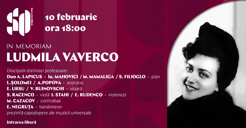 IN MEMORIAM - LUDMILA VAVERCO