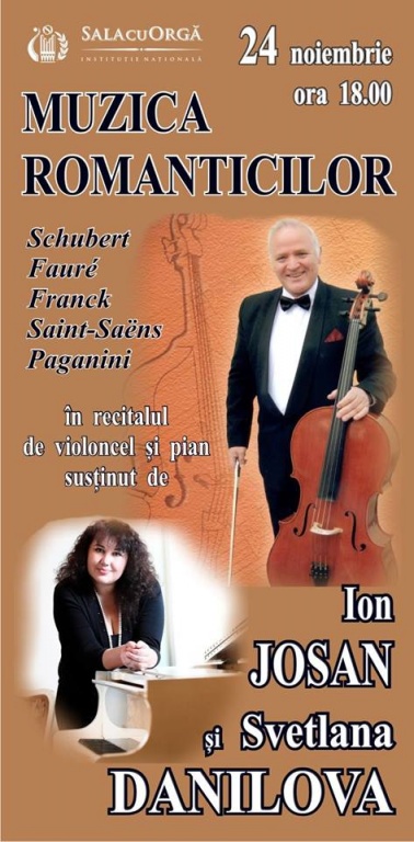 RECITAL DE VIOLONCEL ȘI PIAN