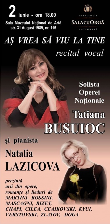 AȘ VREA SĂ VIU LA TINE- RECITAL VOCAL