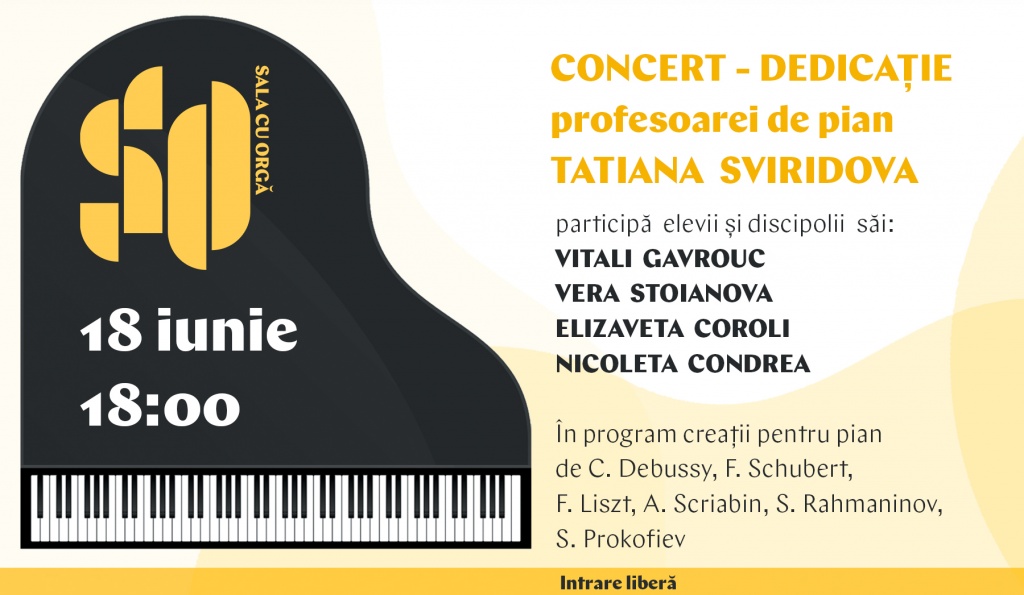 CONCERT - DEDICAȚIE