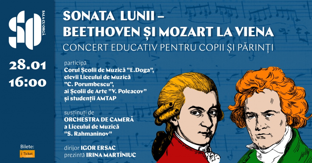 SONATA LUNII - BEETHOVEN ȘI MOZART LA VIENA