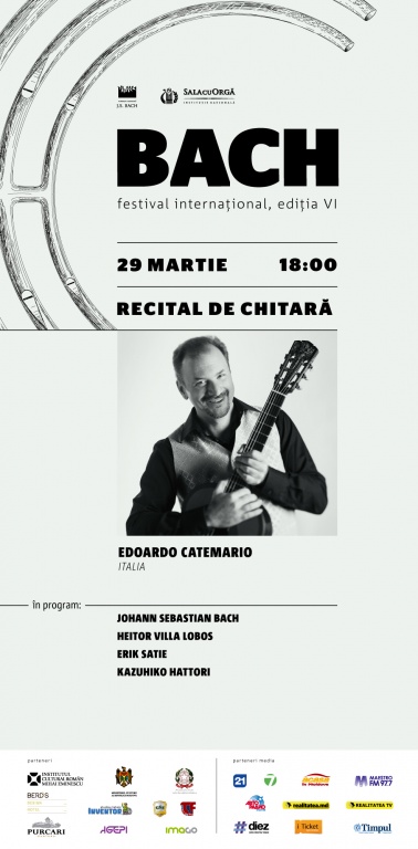 RECITAL DE CHITARĂ Edoardo  Catemario  (Italia)