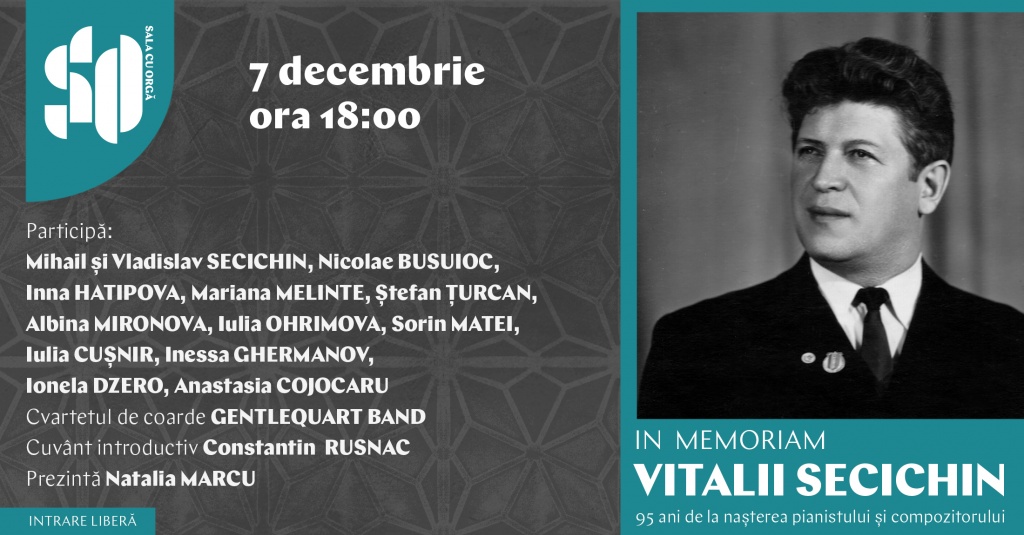 IN MEMORIAM - VITALII SECICHIN