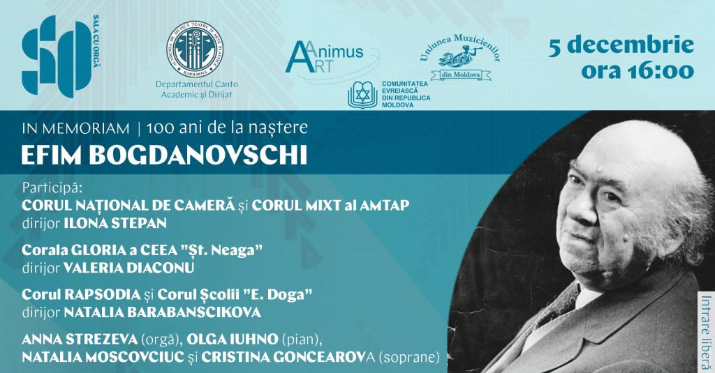 IN MEMORIAM - EFIM BOGDANOVSCHI