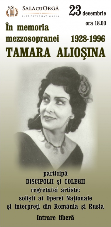 IN MEMORIAM - TAMARA ALIOȘINA
