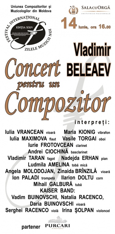 CONCERT PENTRU UN COMPOZITOR