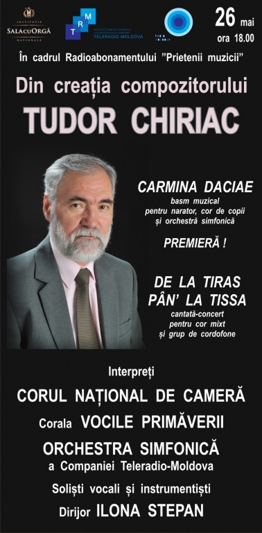 DIN CREAȚIA COMPOZITORULUI TUDOR CHIRIAC
