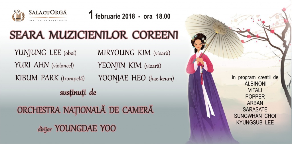 CONCERT  AL  SOLIȘTILOR  COREENI