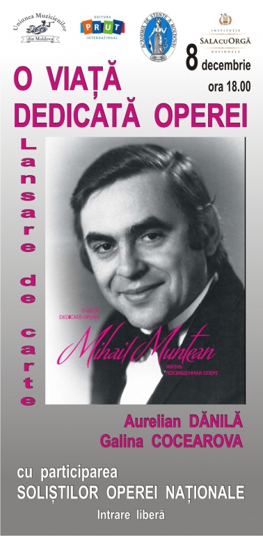 LANSAREA CĂRȚII ”O VIAȚĂ DEDICATĂ OPEREI - MIHAIL MUNTEAN”