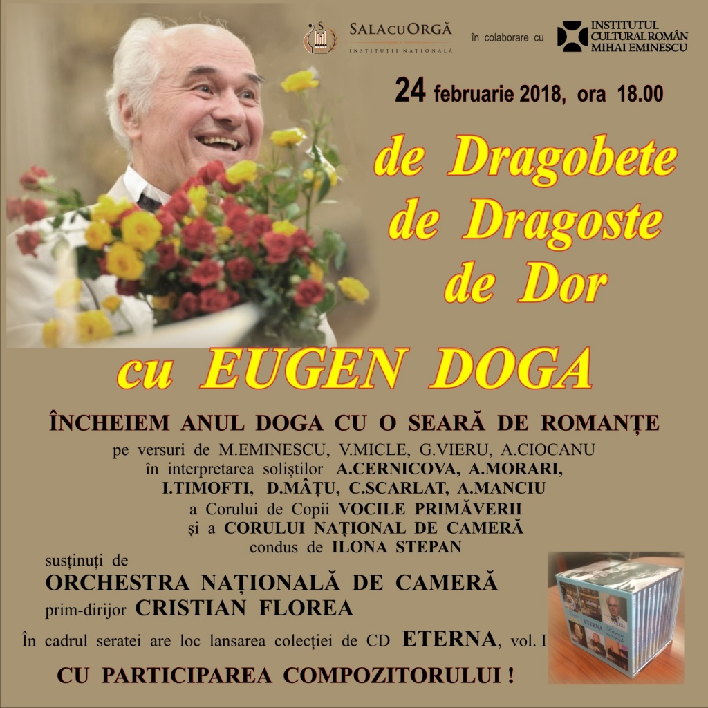 DE DRAGOBETE, DE DRAGOSTE, DE DOR CU EUGEN DOGA