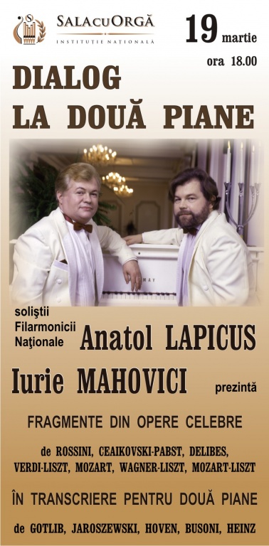 DIALOG LA DOUĂ PIANE