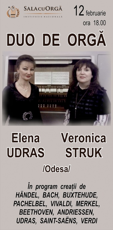 DUO DE ORGĂ Elena UDRAS - Veronica  STRUK /Odesa/