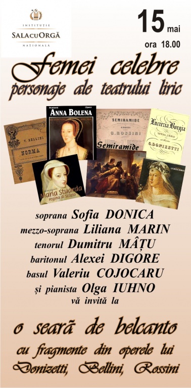 FEMEI CELEBRE - PERSONAJE ALE TEATRULUI LIRIC