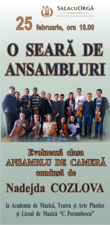 SEARA ANSAMBLURILOR CAMERALE