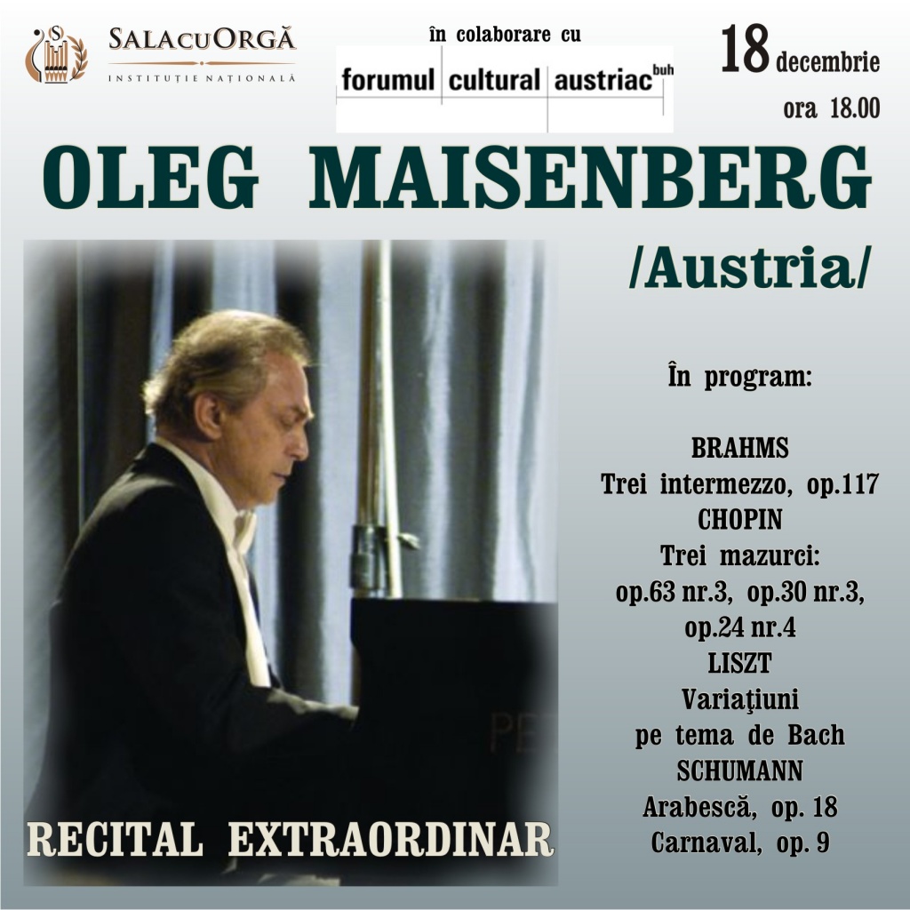OLEG MAISENBERG - RECITAL EXTRAORDINAR