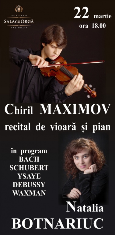 RECITAL DE VIOARĂ ȘI PIAN
