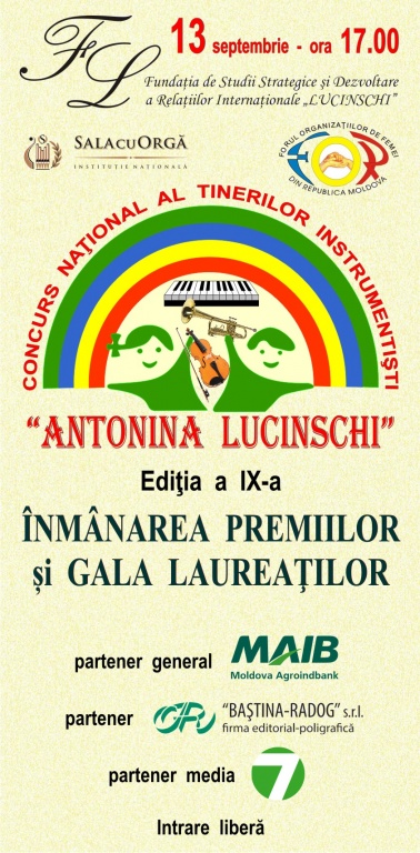 CONCURSUL NAȚIONAL ”ANTONINA LUCINSCHI”