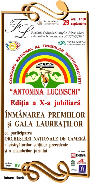 Gala laureaților Concursului ”Antonina Lucinschi”