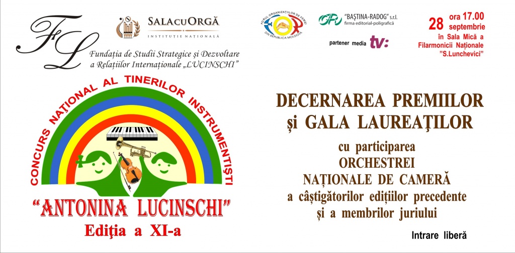 CONCERT DE GALĂ AL LAUREAȚILOR CONCURSULUI ”ANTONINA LUCINSCHI”
