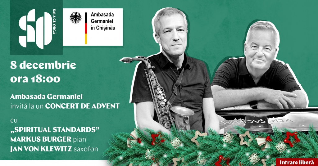 AMBASADA GERMANIEI INVITĂ LA UN CONCERT DE ADVENT