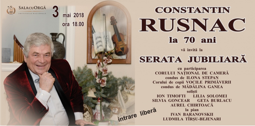 CONSTANTIN RUSNAC - SERATĂ JUBILIARĂ