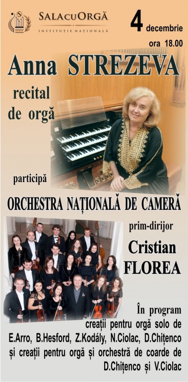 RECITAL DE ORGĂ  Anna  STREZEVA