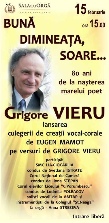 BUNĂ DIMINEAȚA, SOARE!