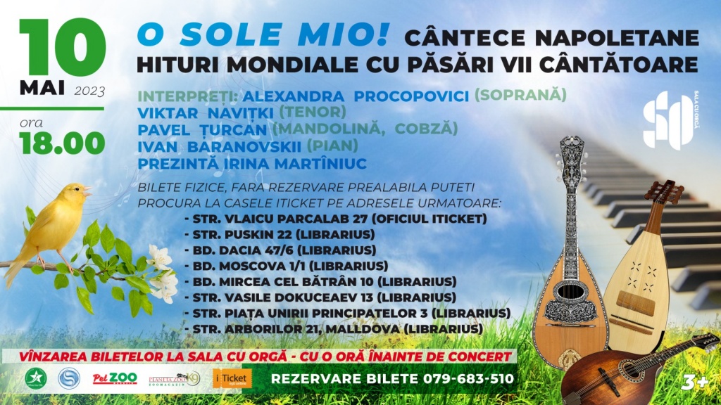 VOCE, MANDOLINĂ, PIAN și PĂSĂRI VII CÂNTĂTOARE